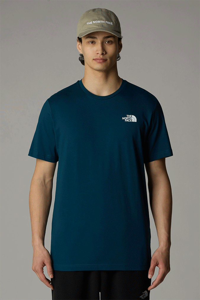North face mens t shirt slim fit store