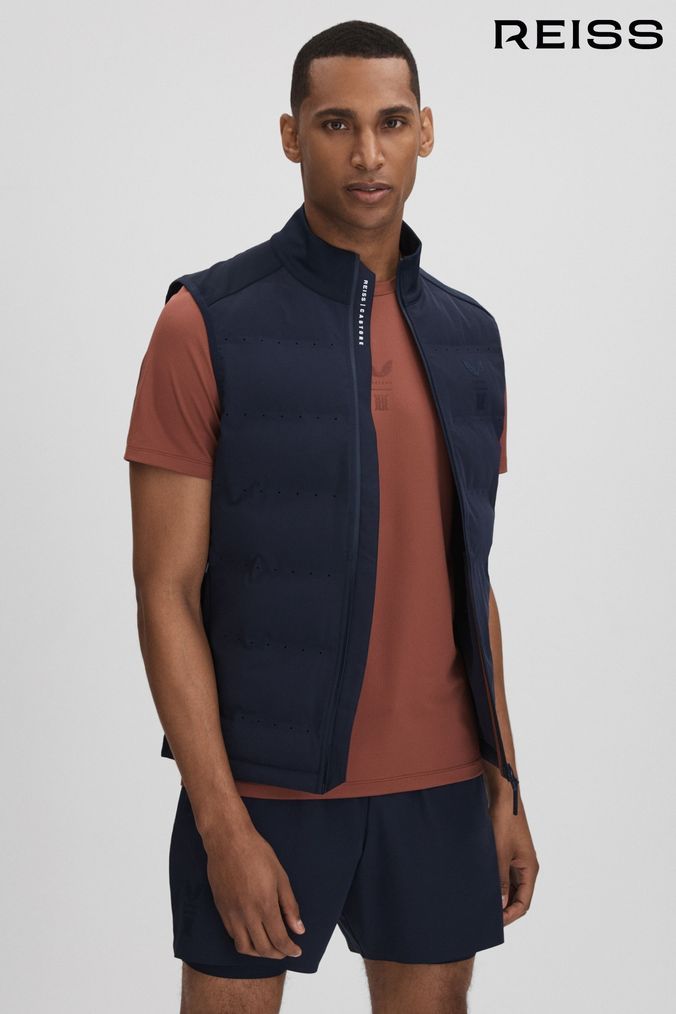 Reiss fay gilet new arrivals