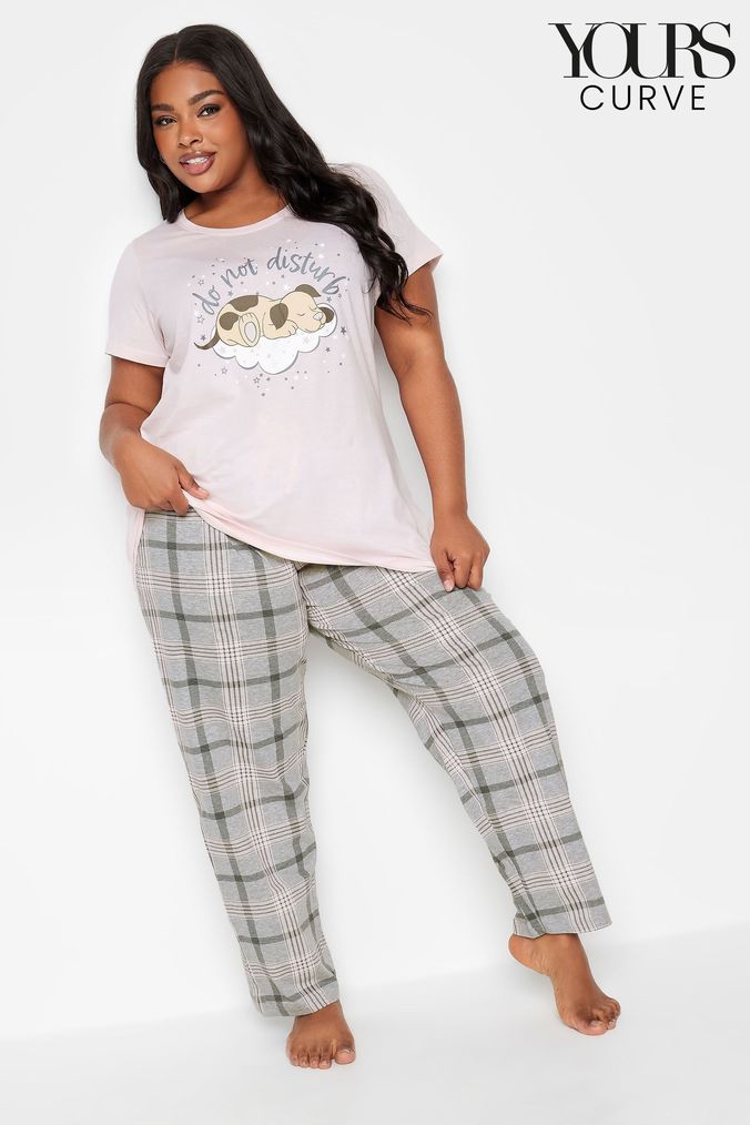 Short sleeve long hotsell leg pyjamas