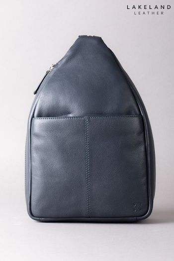 Lakeland Leather Blue Langdale Leather Backpack (K77792) | £60