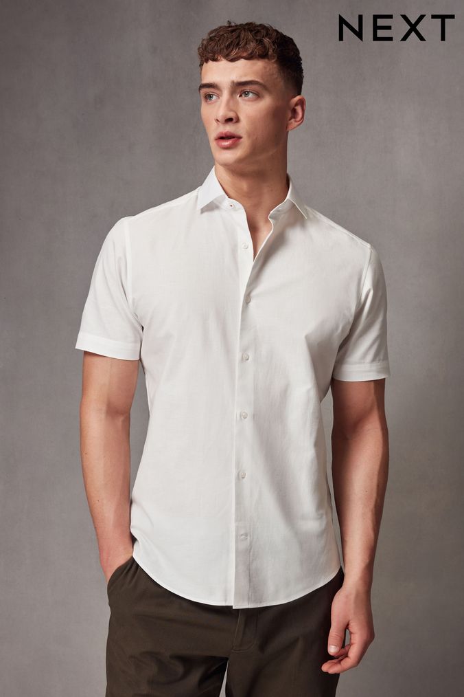 White linen shirt next hot sale
