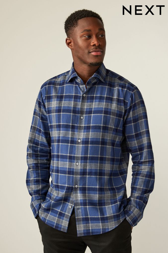 Saint Laurent Western Leather Jacket OnlinenevadaShops Buy Men s Check Tartan Spots Casual Single Plus Size Shirts Online