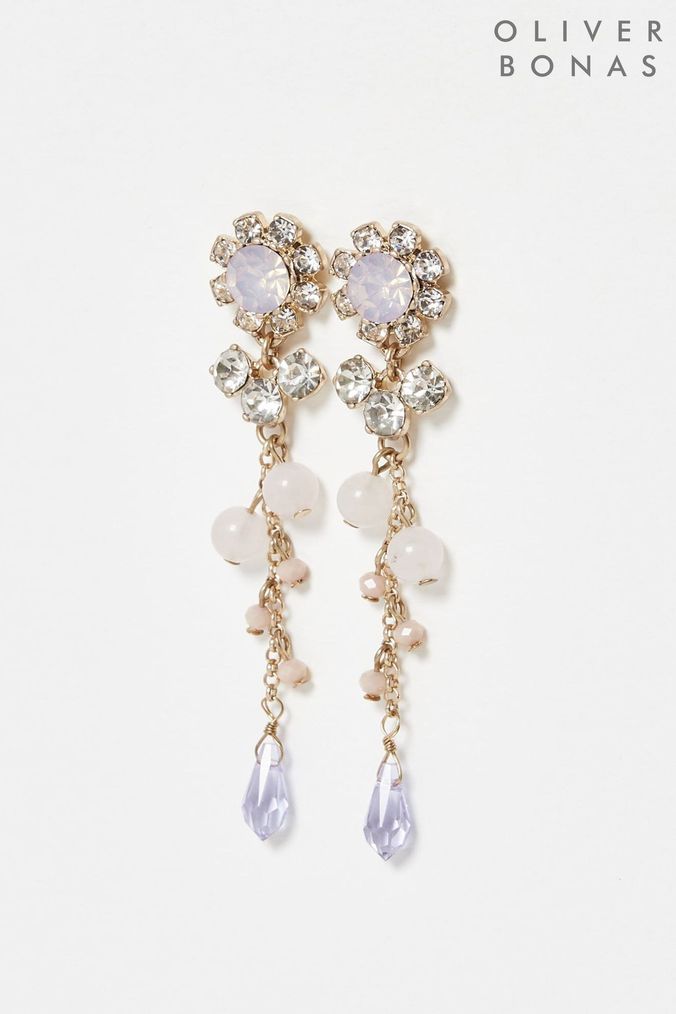 Buy Purple Occasionwear Earrings Online Next UK