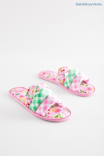 Younger Girls 3mths-7yrs Pink Strappy Open Slippers (K78079) | £14
