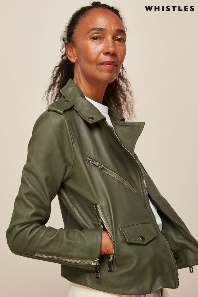 Green cheap leather jackets