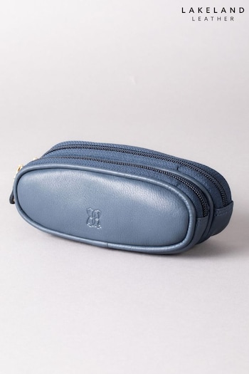 Lakeland Leather Blue Leather Double Glasses Case (K78127) | £25