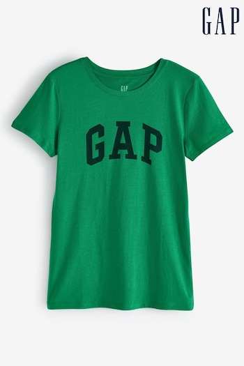 Gap Green Logo Cotton Logo Short Sleeve Crew Neck T-Shirt (K78132) | £14