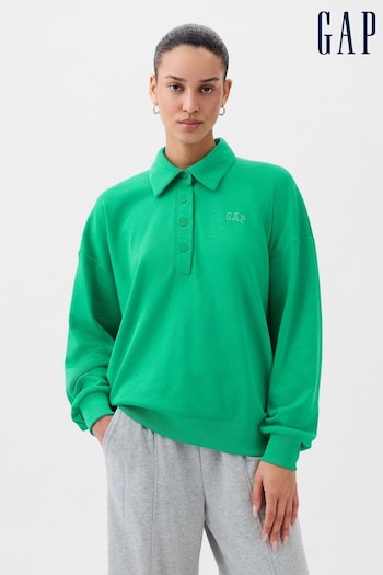 Gap Green Logo Polo Sweatshirt (K78162) | £35