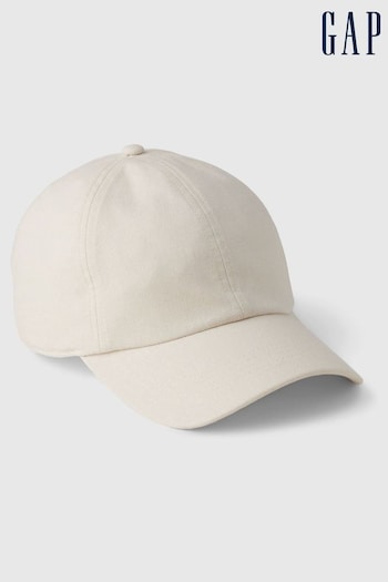 Gap Neutral Linen Cotton Blend Baseball Hat (K78222) | £20
