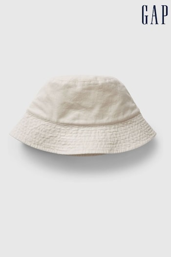 Gap Neutral Linen Blend Bucket Hat (K78250) | £20