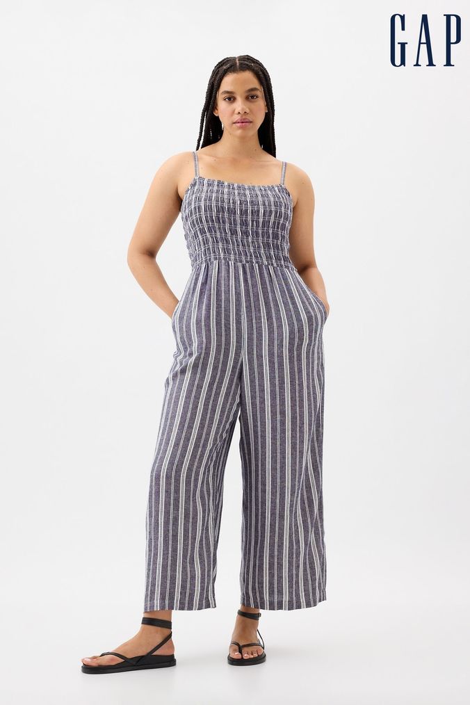 Gap shop linen jumpsuit