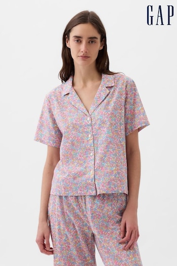 Gap Pink Poplin Pyjama Shirt (K78300) | £20