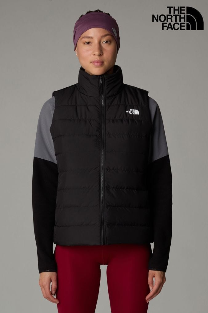 North face gilet black hot sale