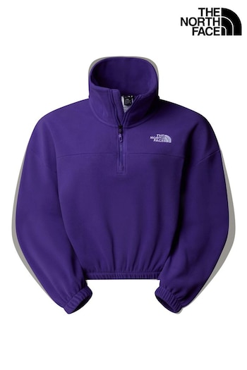 The North Face Purple Womens Glacier Half Zip Fleece (K78899) | £70