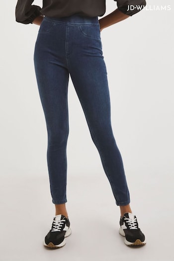 JD Williams Blue Skinny Jersey Denim Jeggings (K79058) | £18