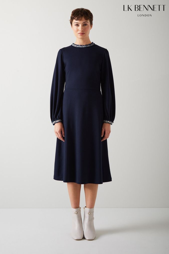 Lk bennett maria black dress cheap