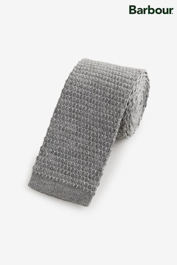 Barbour® Grey Knitted Tie (K79409) | £45