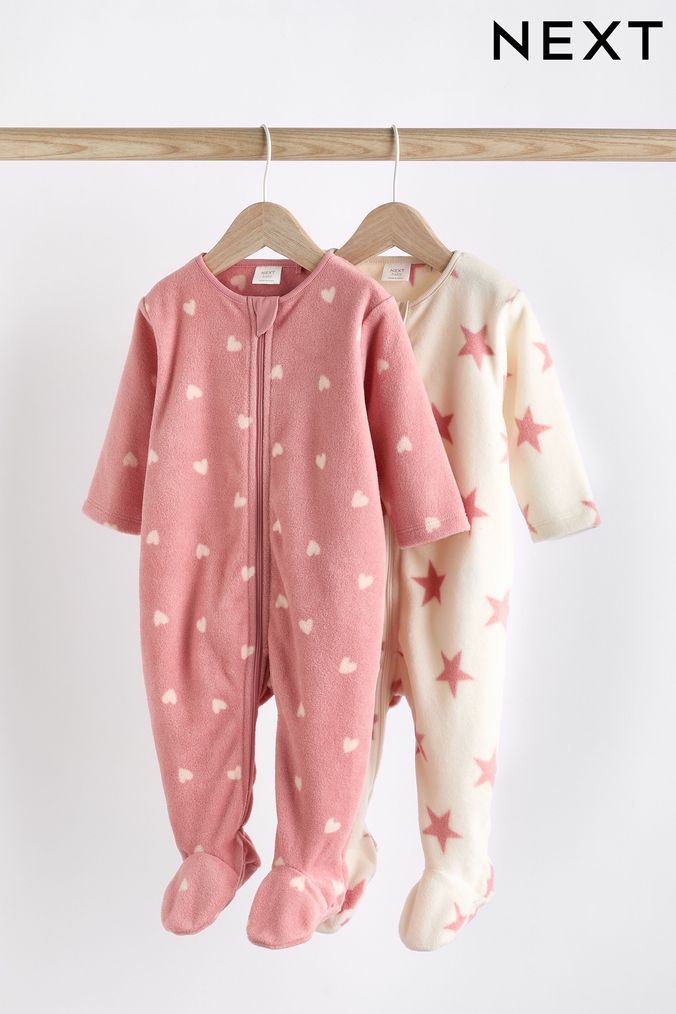 Baby fleece sleepsuits winter 2025