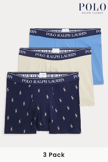 Polo Ralph Lauren Classic Stretch-Cotton Boxers 3-Pack (K79446) | £45