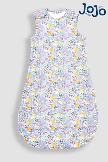 JoJo Maman Bébé Lilac Floral 1 Tog Baby Sheet Sleeping Bag (K79462) | £26