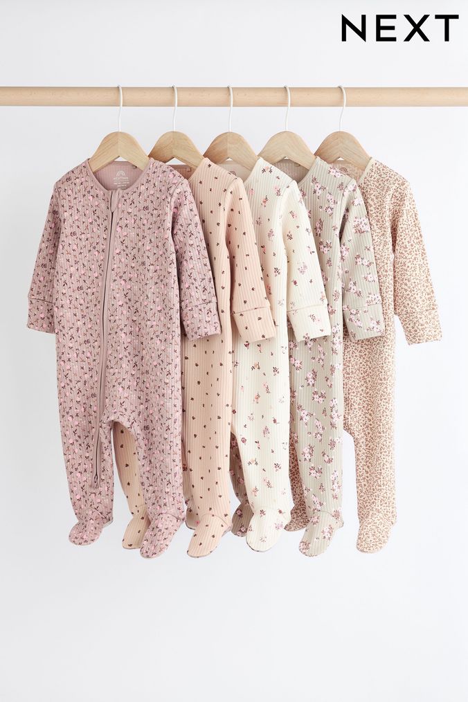 Newborn Girl Sleepsuits Baby Girl Sleepsuits Next UK