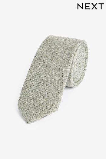 Green Slim Heritage Plain Tie (K79635) | £12