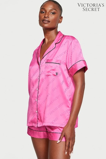 Victoria's Secret Hollywood Pink Satin Short Pyjamas (K79639) | £65