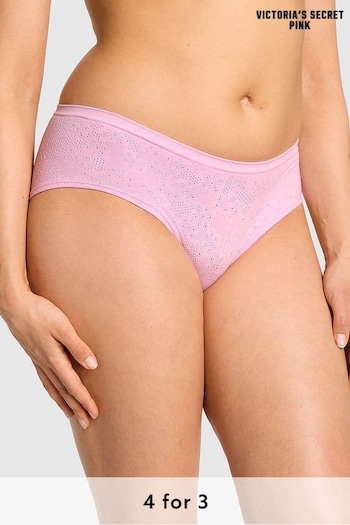 Victoria's Secret PINK Pink Bubble Daisy Hipster Knickers (K79713) | £9