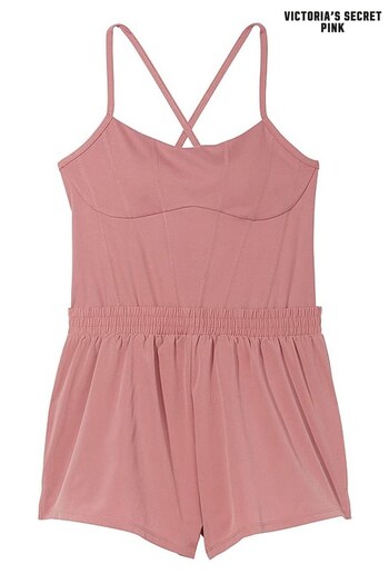 Victoria's Secret PINK Windsor Rose Pink Ultimate Runsie Playsuit (K79746) | £45