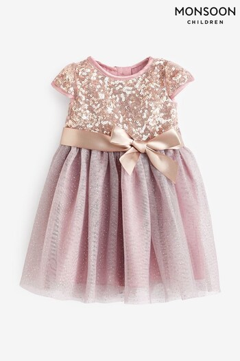 Monsoon Baby Pink Truth Dress (K80047) | £35 - £38