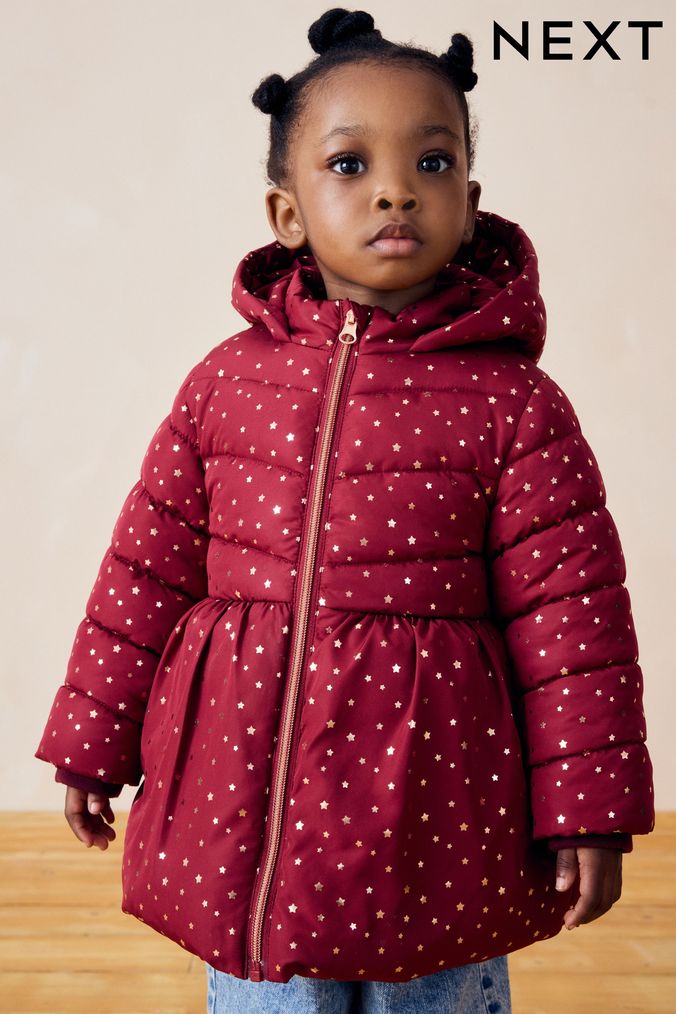 Buy Girls Star Coats Red Online Next UK