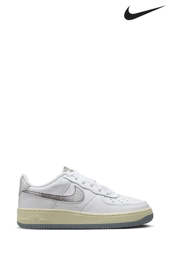 Nike White Air Force 1 LV8 3 Junior Trainers (K80290) | £70
