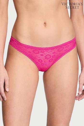 Victoria's Secret Forever Pink Bikini Posey Lace Knickers (K80648) | £9