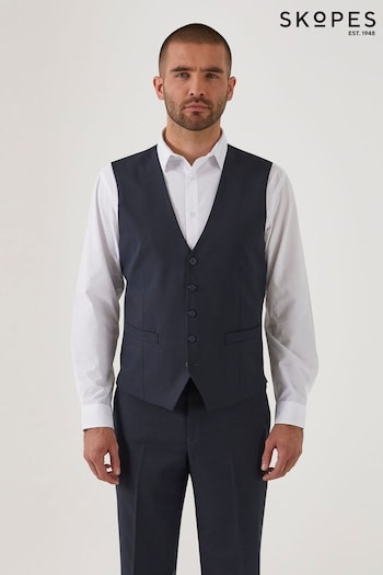 Skopes Blue Romulus Sustainable Suit: Waistcoat (K80788) | £45