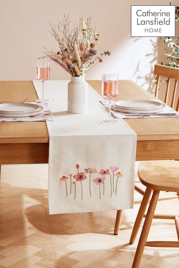Catherine Lansfield Natural Harvest Flowers Cotton 4 Pack Table Placemat (K80833) | £20
