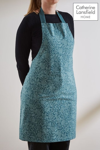 Catherine Lansfield Green Majestic Stag Cotton Apron (K80854) | £12