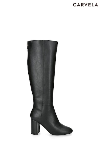 Carvela Willow Black Knee Boots con (K80901) | £139