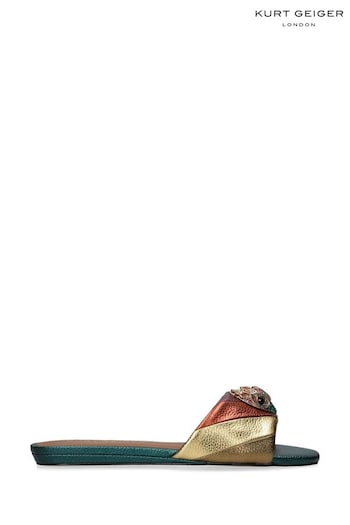 Kurt Geiger London Black Kensington Flat Sandals (K80913) | £139