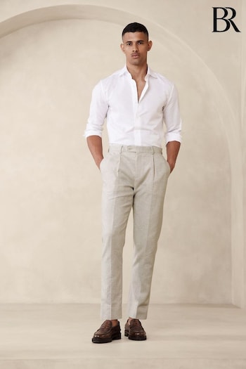 Banana Republic Tee-shirt Arroyo Cotton-Linen Suit Trousers (K81008) | £125