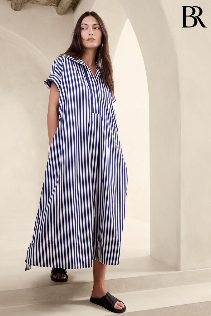 Banana republic navy on sale dress