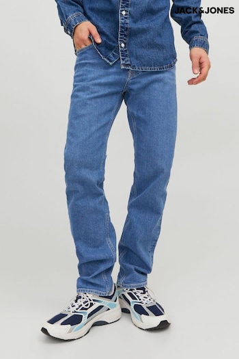 JACK & JONES Blue Slim Mike slit Jeans (K81240) | £35