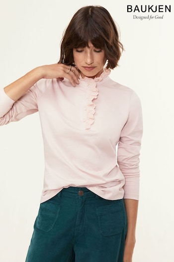 Baukjen Pink Tricia Organic Cotton Top (K81286) | £69