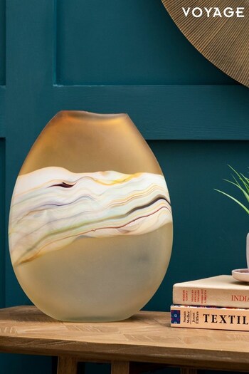 Voyage Maison Citrine Lucius Hand-Blown Glass Vase (K81331) | £68