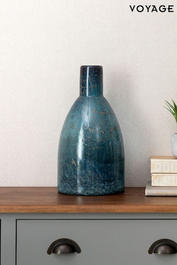 Voyage Maison Sapphire Thalassa Hand-Blown Glass Vase (K81356) | £48