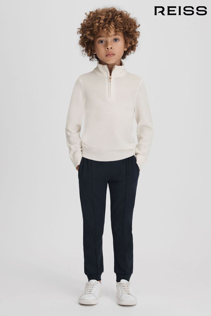 Boys top white jumper