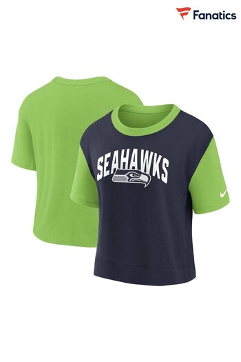 Fanatics Green NFL Seattle Seahawks High Hip Fashion Top (K81630) | £28
