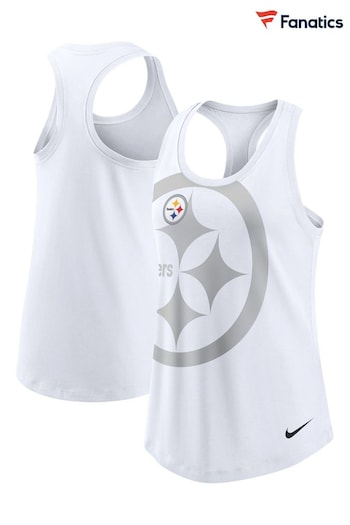 Fanatics NFL Pittsburgh Steelers Triblend Racerback White Tank Womens (K81633) | £30