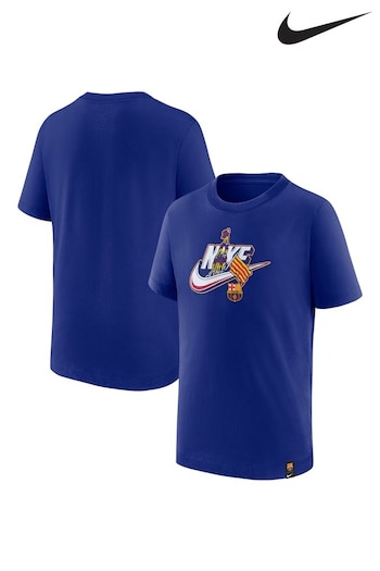 Nike Blue Barcelona Futura T-Shirt (K81672) | £25