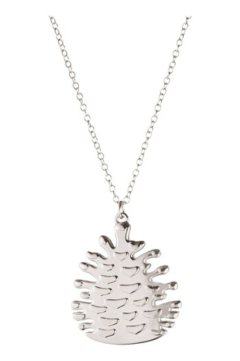 Georg Jensen Silver Christmas Collectibles 2023 Pine Cone Ornament Palladium Plated (K81774) | £18