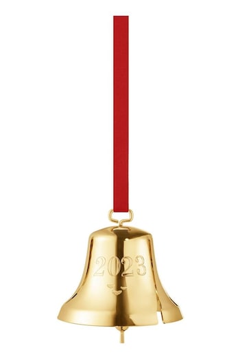 Georg Jensen Gold Christmas Collectibles 2023 Bell 18KT Gold Plated (K81819) | £29